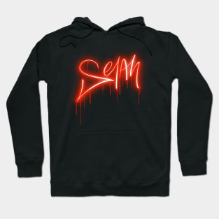 Selah - Red Neon - Christian Tee Hoodie